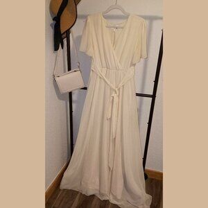 Elegant Ivory Bohme Dress L